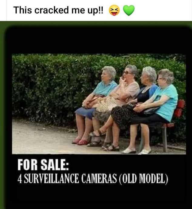 See! Older surveillance cameras do have an incognito mode :)