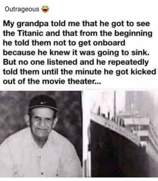 A wise grandfather...